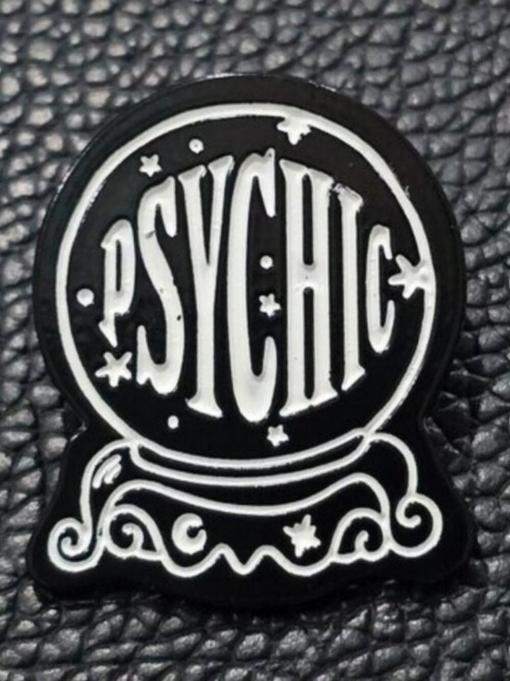 Killstar Psychic Enamel Pin Black White Crystal Ball Lapel Alt Gothic Gift NWT